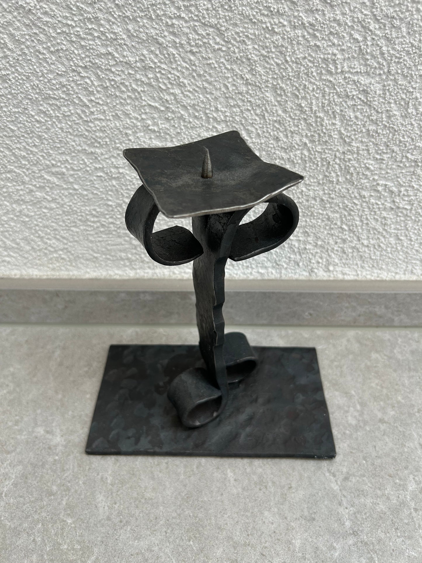 Kerzenständer, Flachstahl massiv, Nr. 40
